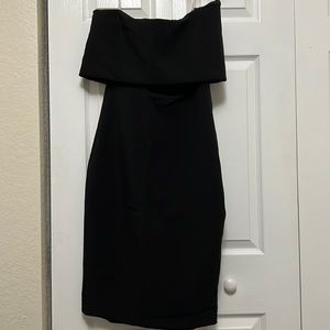 Rubber ducky black off shoulder dress M